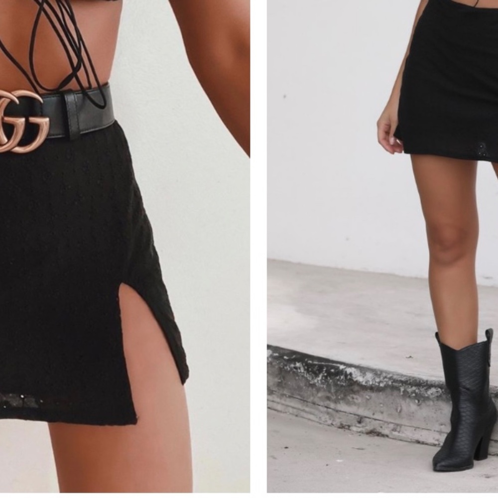 WhiteFox Boutique Bucket List Mini Skirt